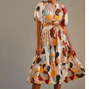 Conditions Apply Floral Midi Dress